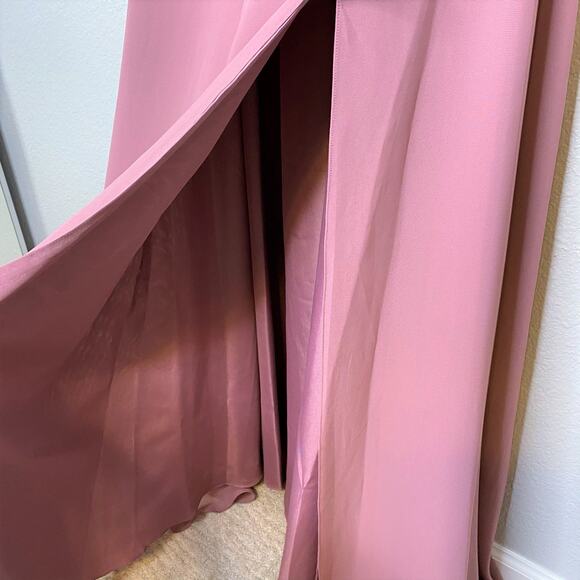 Marchesa Notte Bridesmaids NWT Ruffle Trim Gown 8 - Picture 6 of 11